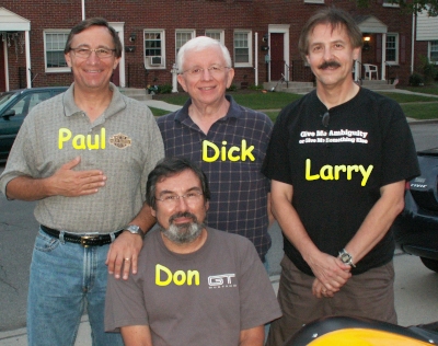 The band members in 2008