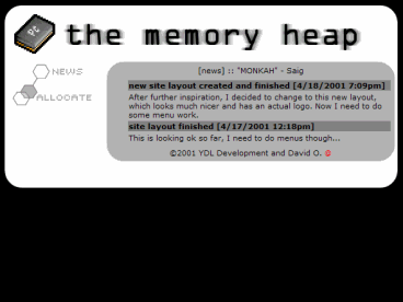 the memory heap (demo)